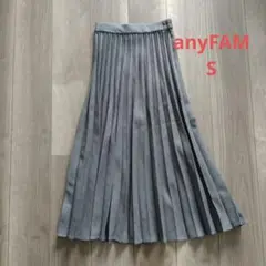 【any FAM】美品　ウーリッシュフラノスカート　Sサイズ