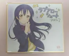 非売品ラブライブ！ 映画 入場者特典 ミニ色紙 園田海未