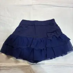 BeBe紺色キュロットスカート 90センチ