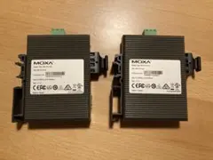 MOXA IMC-21-S-SC 光メディアコンバータ 2個セット