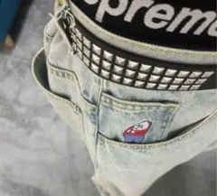 黒 スタッツベルト y2k sk8スケーター bigboy supreme