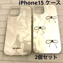 iPhone15 ケース　2個セット
