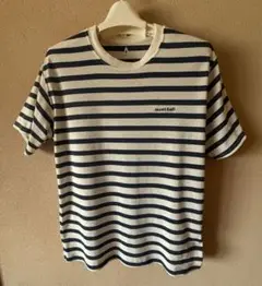 mont-bell ストライプ Tシャツ Ｌ