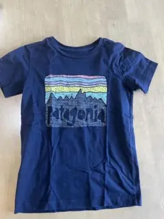 Patagonia ネイビー Tシャツ キッズ用　5T