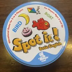 Spot it! Basic English 英語　英単語　ボードゲーム知育玩具
