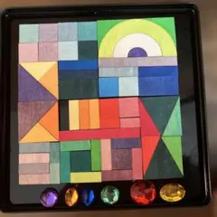 グリムス　grimm's ドイツ　木製　パズル　積み木　マグネット　おまけ付き