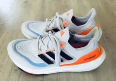 adidas ULTRABOOST ホワイト/オレンジ
