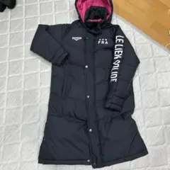 DUARIG フード付きロングベンチコート 150