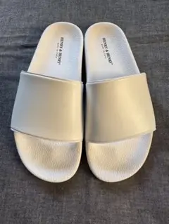 HENRY&HENRY ホワイト サンダル 180 サイズL