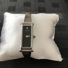 ★極美品★グッチ GUCCI 1500L バングル ウォッチ ダイヤモンド1P