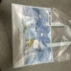 スヌーピー 手提げ袋 透明プラスチック