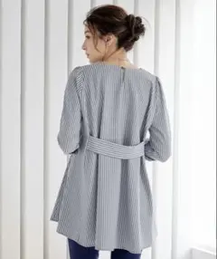 新品✨ ティアクラッセ バックドレープチュニックブラウス