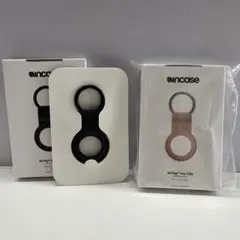 インケース Incase AirTag用ケース 黒 ピンク 2点セット