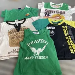 カラフルTシャツセット 5枚組　90