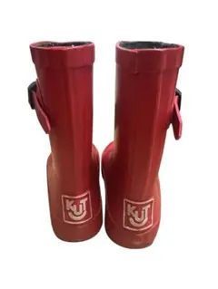 レインブーツ 赤　18cm KUT 長靴