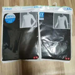 ユニクロ　UNIQLO　エアリズムUVカットクルーネックＴ　長袖　XXLサイズ