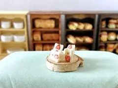【ミニチュア スイーツ】フルーツサンドセット。