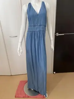 未着用品✨デニム　 ロングワンピース