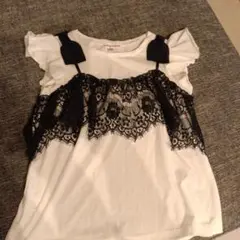 anyFAM レース付きTシャツ 130