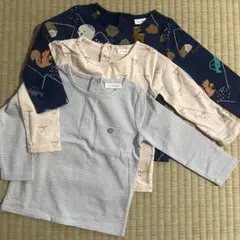 未使用品！next baby 動物柄 トップス 3枚セット