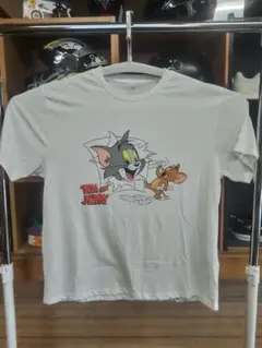 トムとジェリー Tシャツ 3L ホワイト　白　大きいサイズ