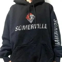 BALSAM SOMERVILLE スウェットパーカー L ブラック黒 古着
