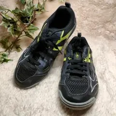 ミズノ　MIZUNO ウェーブカイザー　卓球シューズ　ブラック　24.5cm