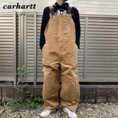 【USA製】 カーハート carhartt オーバーオール ★ダブルニー★