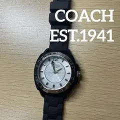 【新品未使用】コーチ　coachレディース時計　EST.1941 楽天市場】コーチ EST.1941 ポピー 腕時計 ステンレススチール