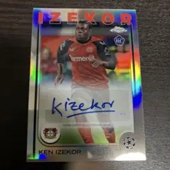 KEN IZEKOR BAYER 04 LEVERKUSEN オートグラフカード
