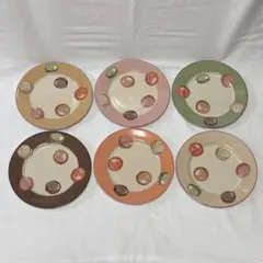 LENÔTRE ルノートル マカロン柄 20cm 丸皿 プレート 6点 ルノートル マカロン柄 デザート皿 6枚セット - メルカリ