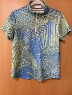 ヒールクリーク　 半袖ハーフジップシャツ　サイズ42