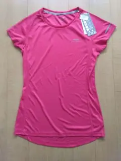 【新品】TIGORA 吸汗速乾 スカーレット半袖 Tシャツ サイズS