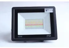 工事不要 RGB投光器 中間スイッチ付き 50W LEDライト無段階調光調色