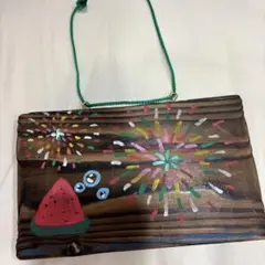 壁掛け飾り　夏休みの工作の宿題に！