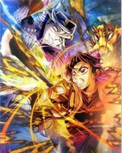 鬼滅の刃 映画入場特典 イラストボード 胡蝶しのぶ 童磨