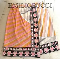EMILIOPUCCI マーブル柄タイトスカート
