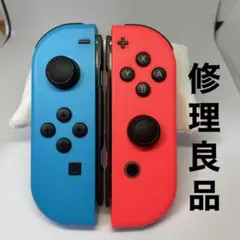 修理良品:ニンテンドースイッチ ジョイコンLネオンブルー/Rネオンレッド 037