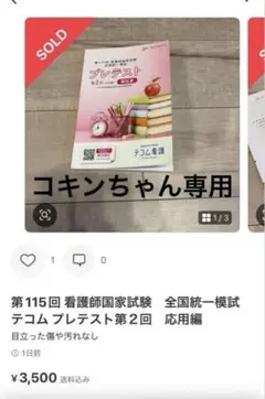 コキンちゃん専用第115回 看護師国家試験　全国統一模試　テコム プレテスト