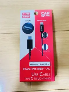 iPhone・ipad倍速充電対応ケーブル　タイプC