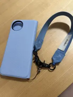 ライトブルー スマホケース　AQUOS wish5 SH-52F