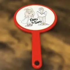 昭和　レトロ ファンシー　大きめ　手鏡