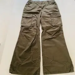 H&M レディースカーゴパンツ カーキ色 ワークパンツ　Lサイズ　未使用