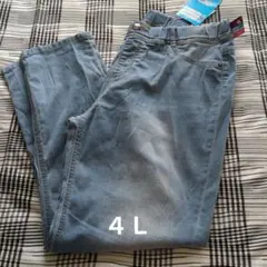 ４Ｌ　スキニーデニム　淡紺
