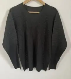 HOMME PLISSE ISSEY MIYAKE カットソー ブラック