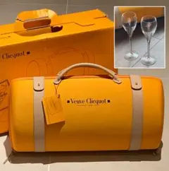 Veuve Clicquot ヴーヴクリコ トラベラーケース/グラス付き/未使用 Veuve Clicquot ヴーヴクリコ シャンパンケース グラス