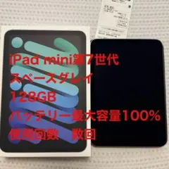 iPad mini 7世代 128GB Wi-Fi