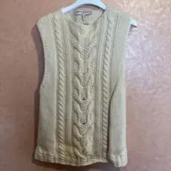 MARIA DI RIPABIANCA カシミヤ100 ニットベスト