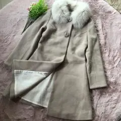 ウィルセレクション フォックスファー 2way ウールアンゴラ混