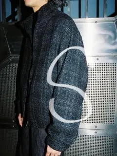 lidnm ALPACA SILK TWEED ZIP